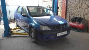 Переборка передней подвески на Renault Logan 1,4 Рено Логан 2009 года 1часть