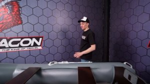 Обзор лодок DRAGON 2800 / 3000 со сланью и надувным дном НДНД
