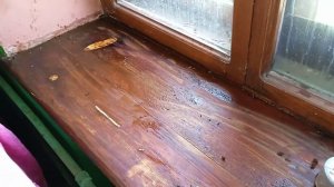 СО6. Моем подоконник