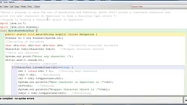 AUTOBOX UNBOX DISPLAY NEXTCHAR || JAVA CLASS by ASHISH смотреть онлайн