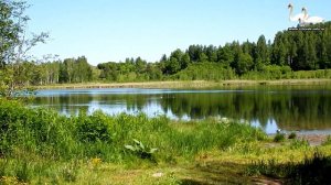 Старый Изборск. Труворово городище и озеро.