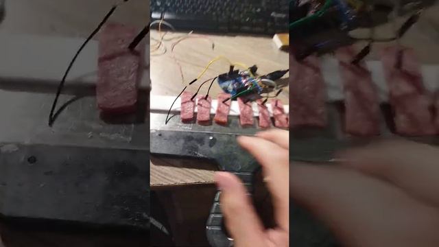 Колбасный синтезатор / Sausage synthesizer / Arduino "perfect" sound