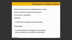 ECE 459 Lecture 5: Asynchronous I/O (When to use it)