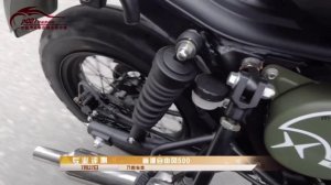 Мотоцикл с коляской SHINERAY 500 на полигоне.