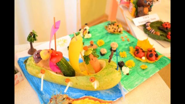 Красивые поделки из овощей и фруктов делаем своими руками смотреть онлайн