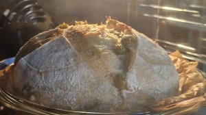 Хлеб на Закваске с Оливками