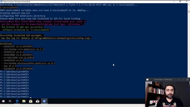 PHP com Chocolatey no Windows смотреть онлайн