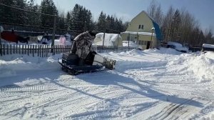 отвал для снегохода буран