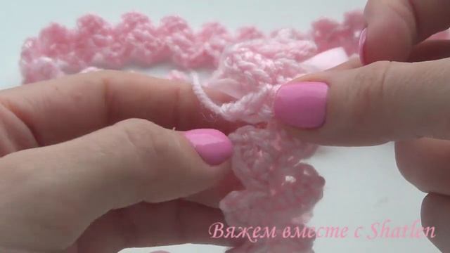 ОЧЕНЬ КРАСИВАЯ и НЕЖНАЯ ПОВЯЗКА крючком! Мастер-класс для начинающих. Елена Шатохина