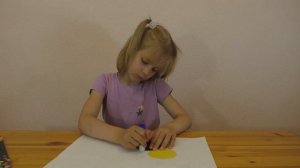 Пчела из кругов. Поделки из цветной бумаги для детей 1, 2 ,3 и 4 класса своими руками. Аппликация.