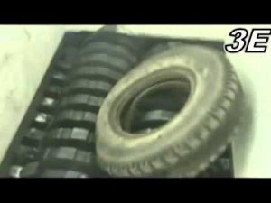 3Е двухвальный шредер измельчение покрышек