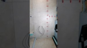 Душевой поддон+облицовка керамогранитом