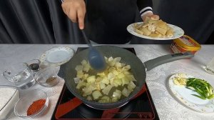 Готовим Жареные СВИНЫЕ ШКУРКИ по-корейски! Свиные шкурки в остром соусе. Просто и недорого! #119