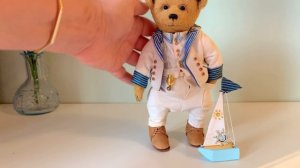 Мишка в морском стиле