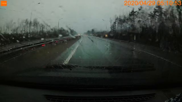 Мурманское шоссе. Коллейность.Аквапланирование. смотреть онлайн