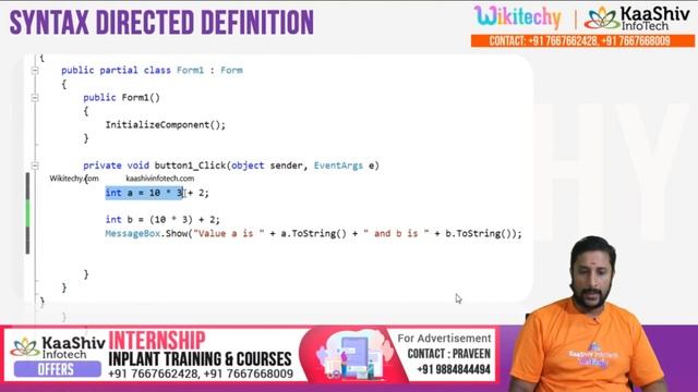 Syntax Directed Translation & Definition смотреть онлайн