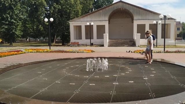 Танцующий фонтан. Острогожск