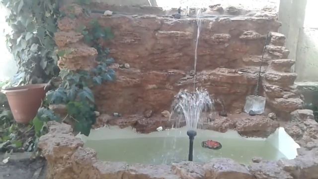 Фонтан-горка своими руками на даче смотреть онлайн