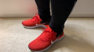 Nike Odyssey React (Habanero Red/Black/Hyper Crimson/White) On-Feet