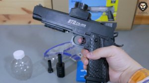 Гелевый пистолет Angry Ball 1911 видео обзор 4k