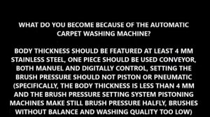 CARPET WASHING CENTER - CARPET CLEANING BUSINESS - I WANT TO CARPET CLEANING CENTER