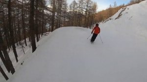 Vialattea: Pista Pattemouche Sestriere rientro Pragelato