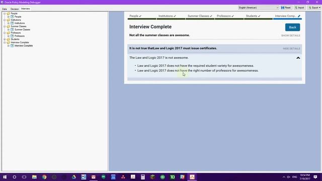 Law and Logic 2017 Oracle Policy Automation Demo (TURN ON CAPTIONS) смотреть онлайн