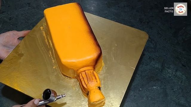 Jack Daniels Bottle Cake Without Fondant | How To Make Jack Daniels Bottle Shaped Cake смотреть онлайн