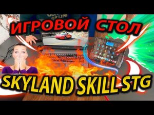 Быстрый обзор игрового стола Skyland Skill STG 1385. Игровой компьютерный геймерский стол Skyland