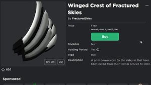 GET THIS FREE UGC LIMITED ON ROBLOX (FREE VALK)