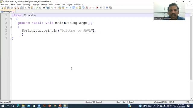 Compiling & Executing JAVA program BY:-NEERAJ KUMAR SINGH #compilation #execution #javaprograms смотреть онлайн