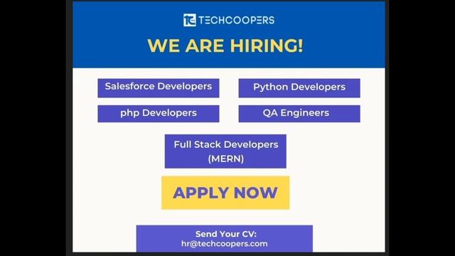 Naukri Salesforce Developer, Python Developer, PHP Developer, QA Engineer, Full Stack Developer