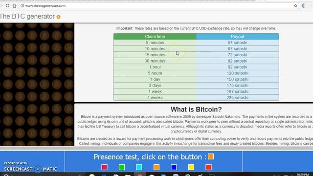 EARN FREE BTC AUTO GENERATOR IN URDU/HINDI смотреть онлайн