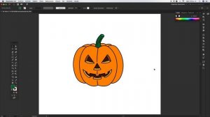 Illustrator Tutorial | Ilustración Calabaza Halloween | Halloween's Pumpkin Illustration