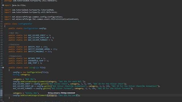 Minecraft Modding Tutorial 1.12.2 - Episode 45 - Configuration File смотреть онлайн
