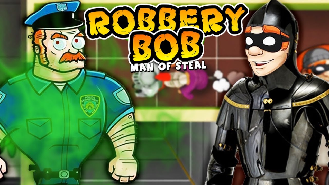 ВОРИШКА БОБ 1! ROBBERY BOB #17 СУПЕР РЫЦАРЬ! ОГРАБЛЕНИЕ! РОББЕРИ БОБ! Прикольная игра Robbery Bob!