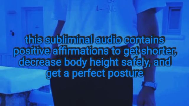 GET SHORTER FAST Subliminal {decrease height + perfect posture + ideal body} смотреть онлайн