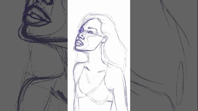 p r o c e s s ? #art #arte #artist #artwork #drawing #learning #love #portrait #sketch #procreate