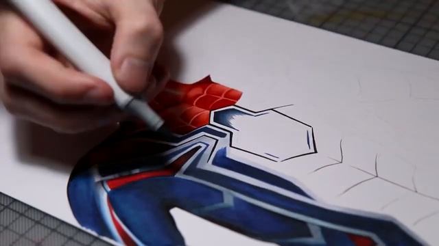 Человек-Паук | Питер Паркер | Рисунок по фильму | смотреть онлайн