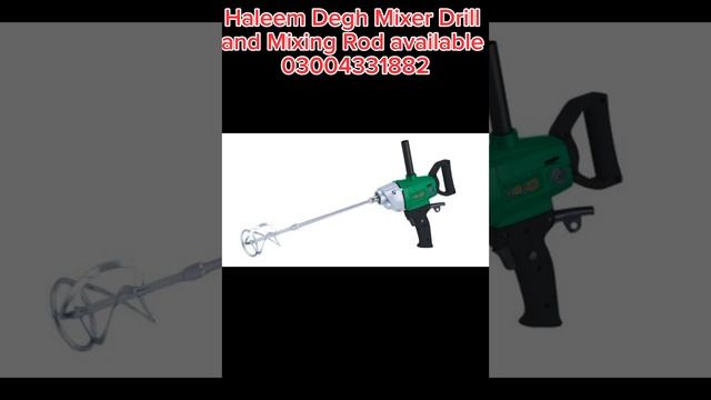 Haleem Degh Mixer Drill and rod 03004331882