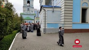 Погребение Плащаницы Господа Иисуса Христа в канун Великой Субботы