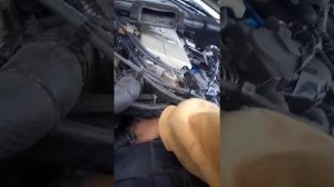 Changing 1992 Infiniti m30 thermostat and or watwr pump part 1