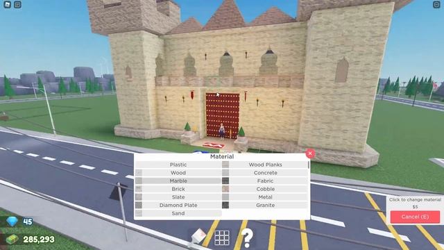 (Speed Build) Castle Restaurant With A Mini Library And A Rooftop ?️ ROBLOX Restaurant Tycoon 2
