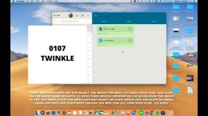 HOW TO CHECK GROUP DOC FILES IN WHATSAPP (MAC DESKTOP)