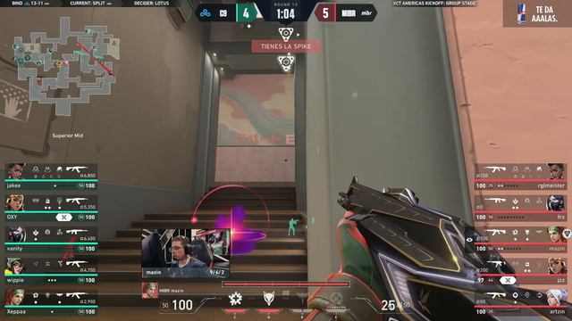 C9 vs MIBR — VCT Americas Kickoff — Grupos — Mapa 2