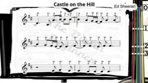 Castle on the Hill | Ed Sheeran | Violin SHEET MUSIC [With Fingerings] [Level 4]