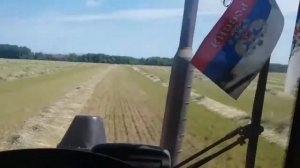 Грабли ворошилки ГВР 630 в работе