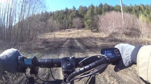 Покатушки на самокате White Siberia Luna 800w (Вайт Сиберия Луна ) иследую загородные местности