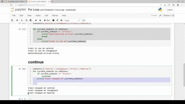 python in tamil | continue statement in python | How to use continue in loop |தமிழ் #17