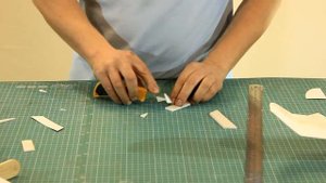 Изготовление простейшей модели метательного планера из пенопласта урок 2